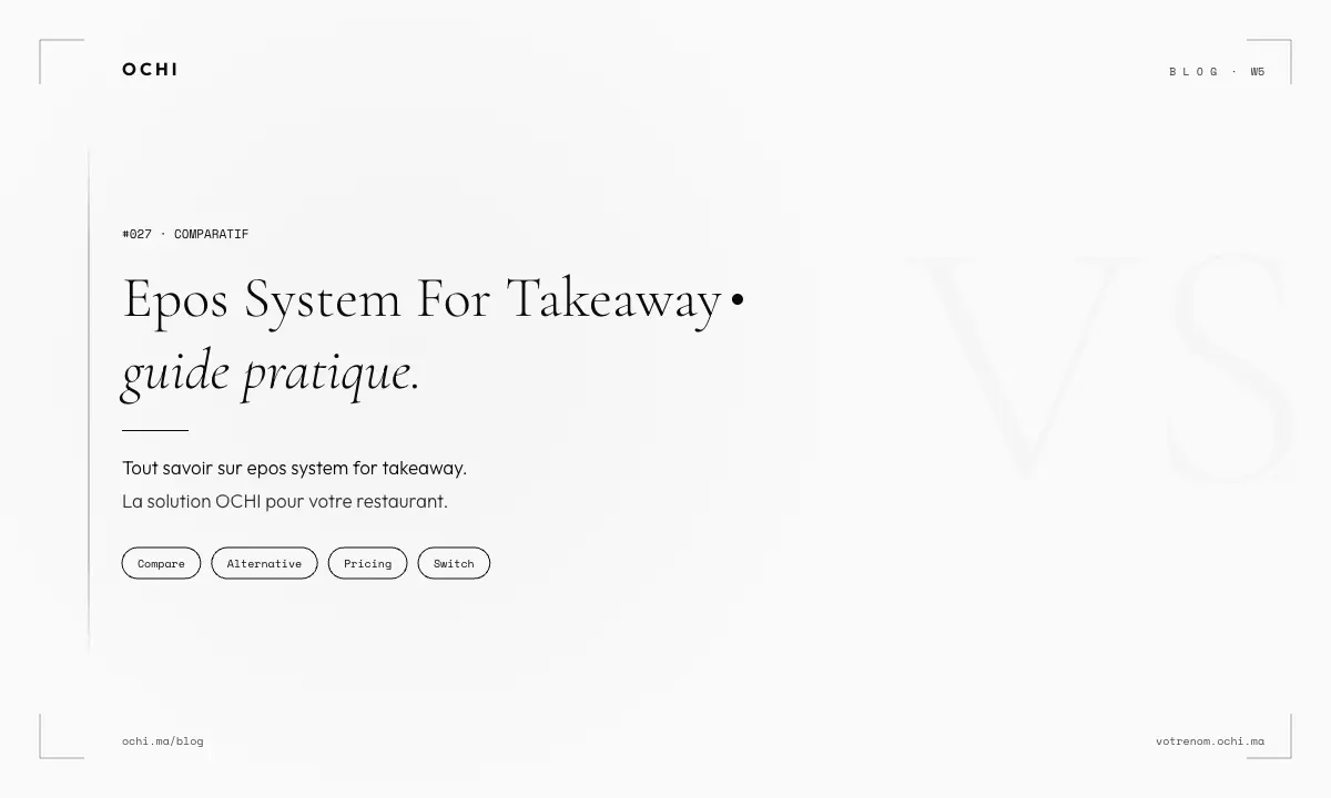 EPOS System for Takeaway: Hidden Costs Beyond Monthly Fees