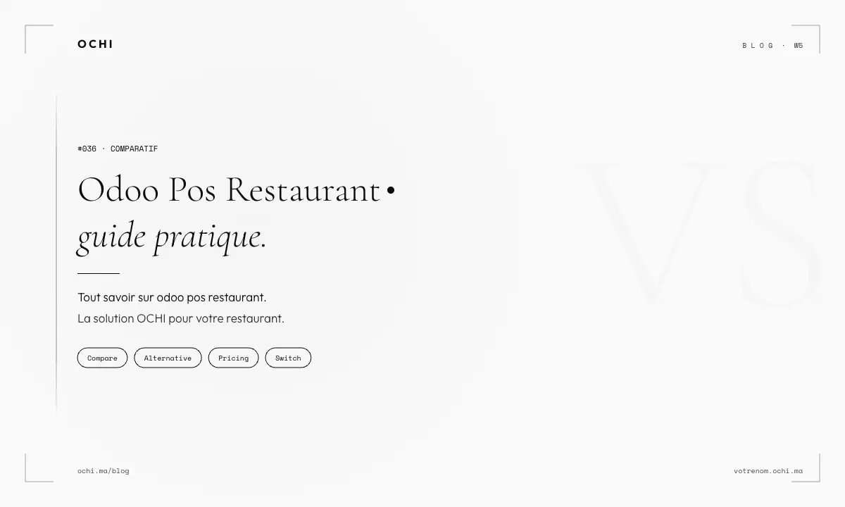 Odoo POS Restaurant: The Hidden Costs Morocco Restaurant Owners Face