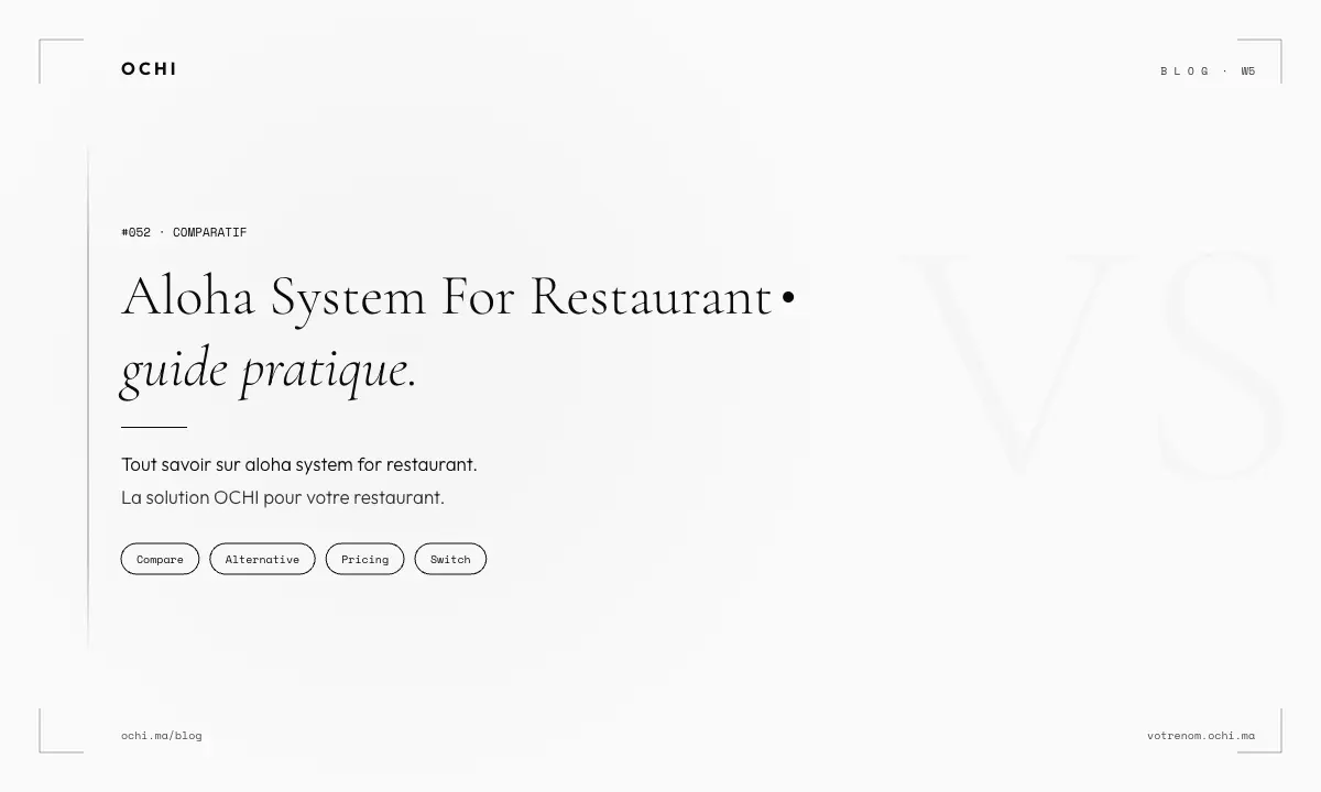 Aloha System for Restaurant: Hidden Costs Morocco Restaurants Face