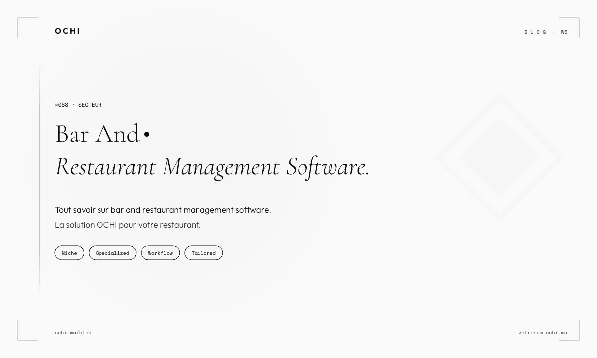 Bar and Restaurant Management Software: Why Most Systems Fail Operations
