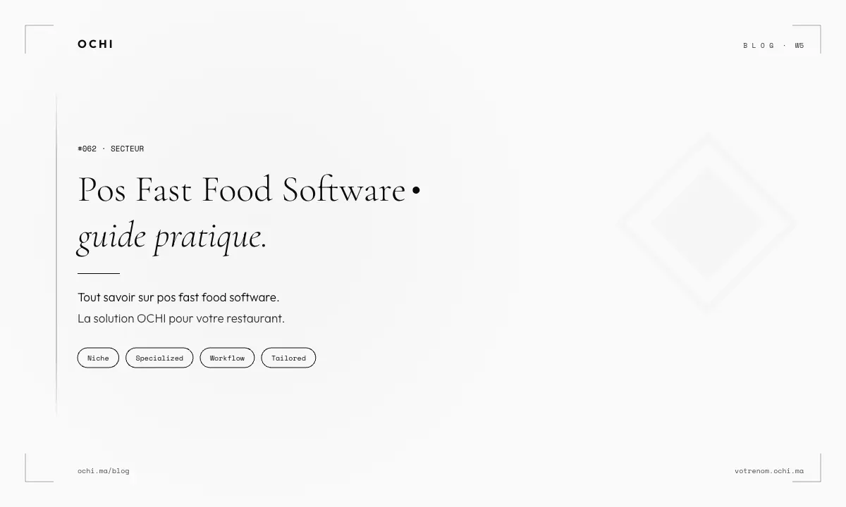 POS Fast Food Software: Why Generic Systems Fail Quick Service