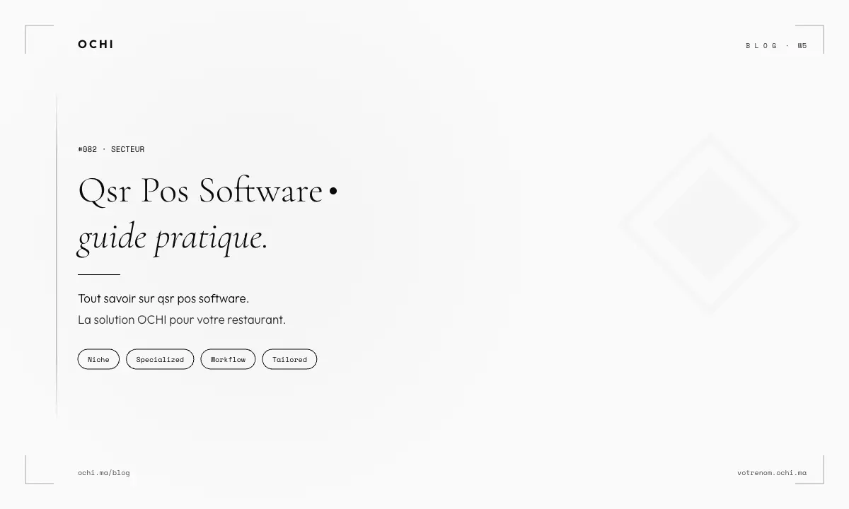QSR POS Software Speed Trap: Why Most Systems Slow Restaurants Down
