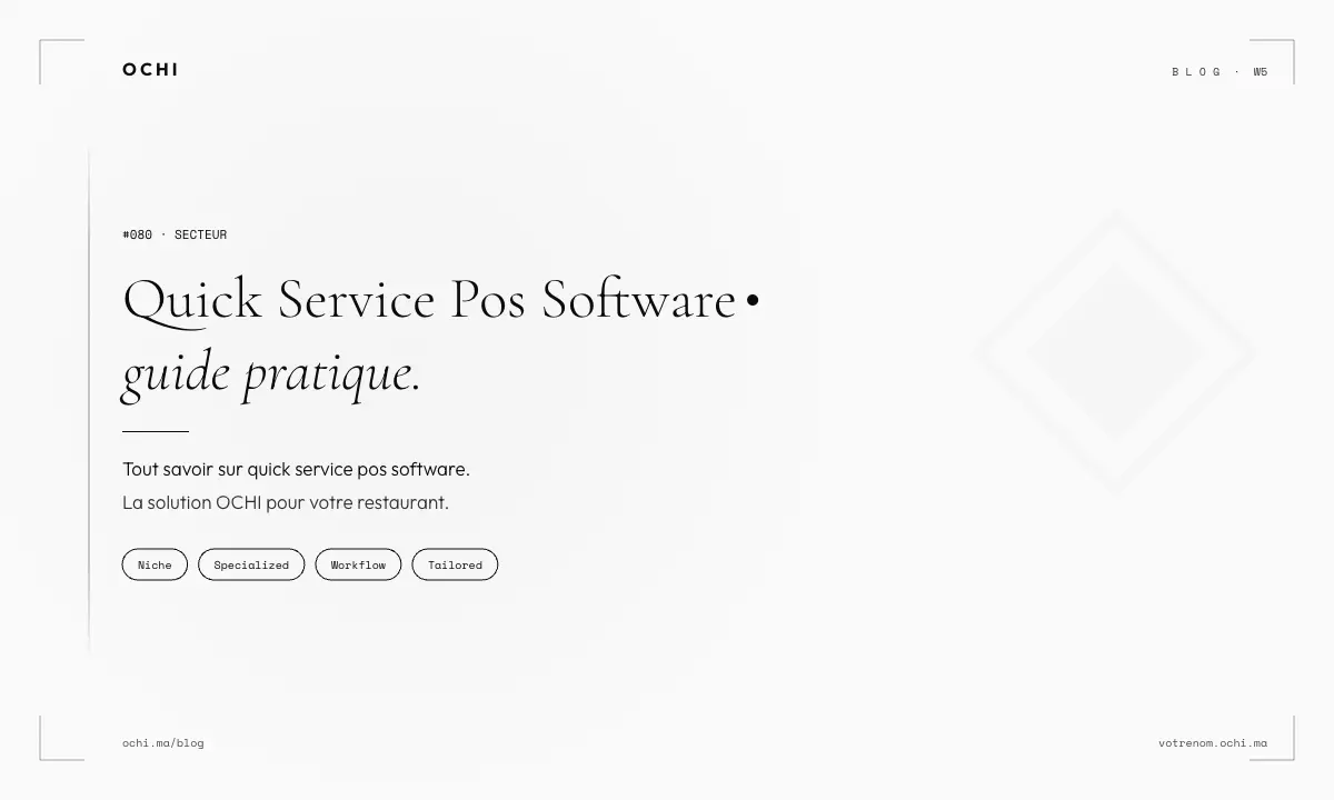 Quick Service POS Software That Survives the 47-Second Rule