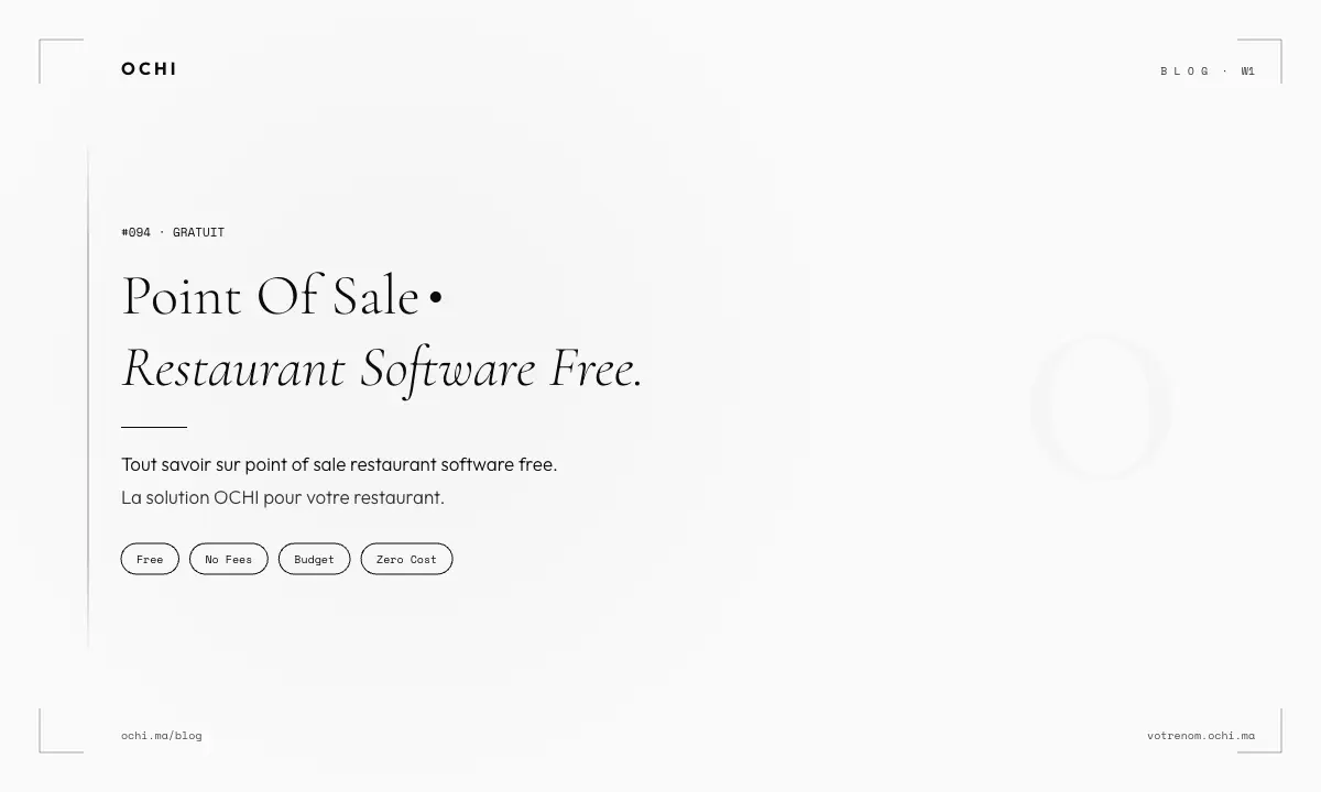 Point of Sale Restaurant Software Free: The Hidden Costs Moroccan Owners Pay