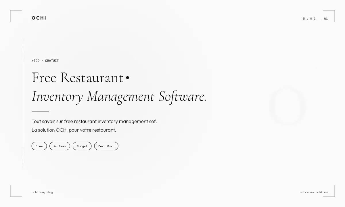 Free Restaurant Inventory Management Software: Hidden Costs Revealed