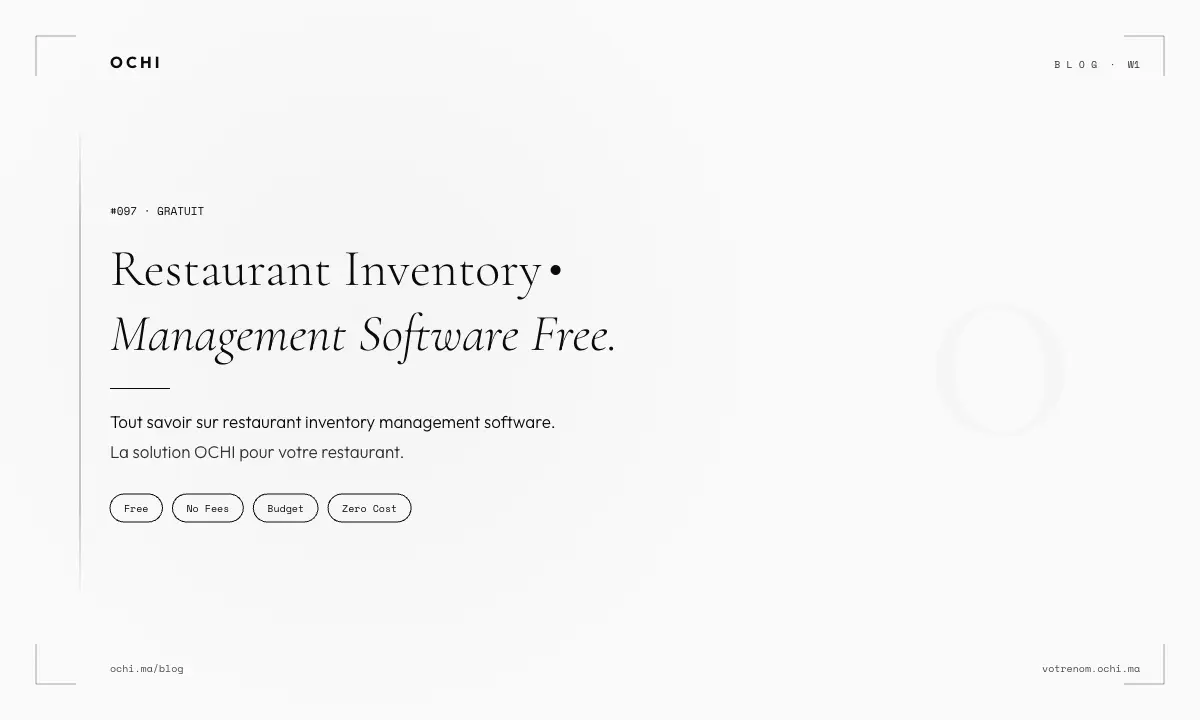 Restaurant Inventory Management Software Free: Hidden Costs Revealed