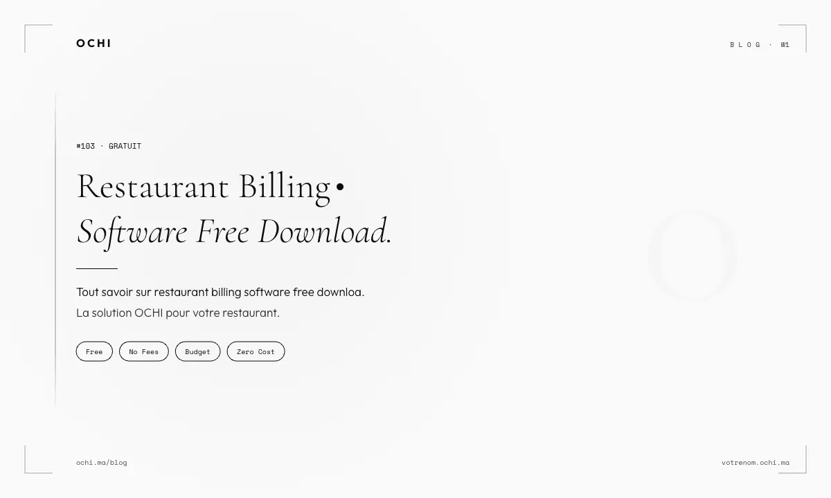 Restaurant Billing Software Free Download: The Hidden Commission Trap