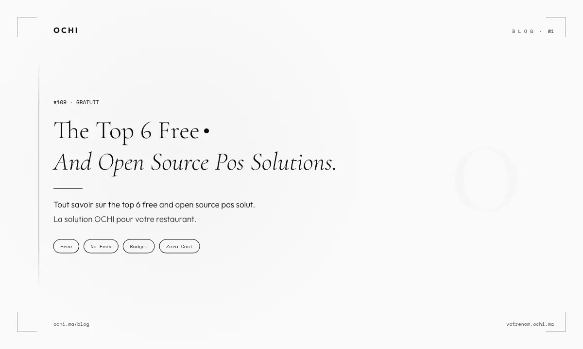 The Top 6 Free and Open Source POS Solutions That Actually Work