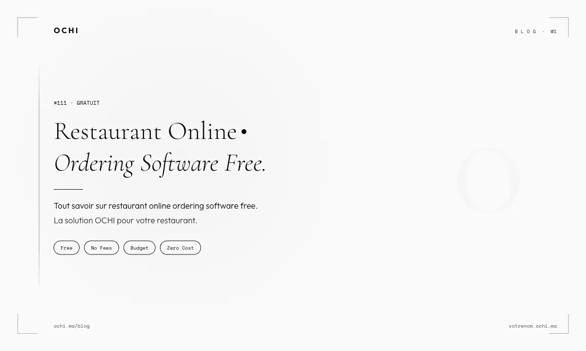 Restaurant Online Ordering Software Free: The Hidden Costs Revealed