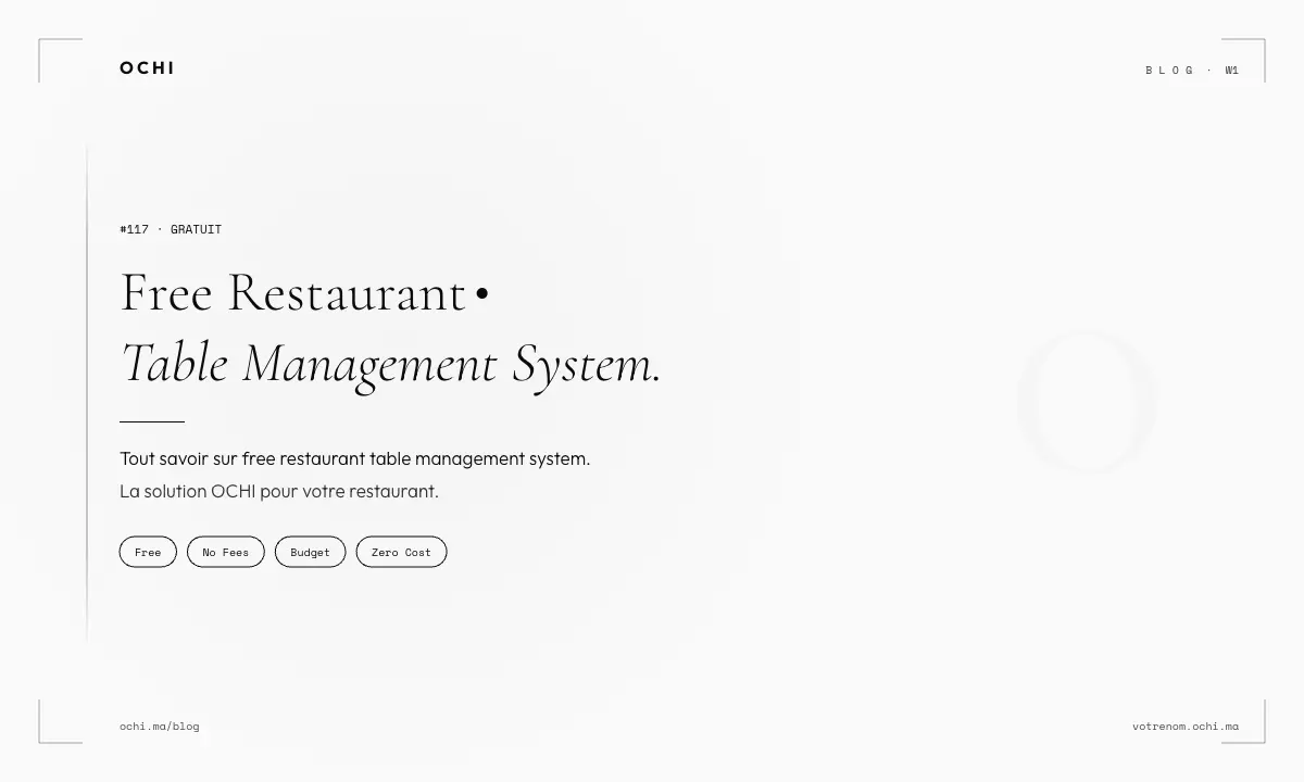 Free Restaurant Table Management System: The Hidden Costs Revealed