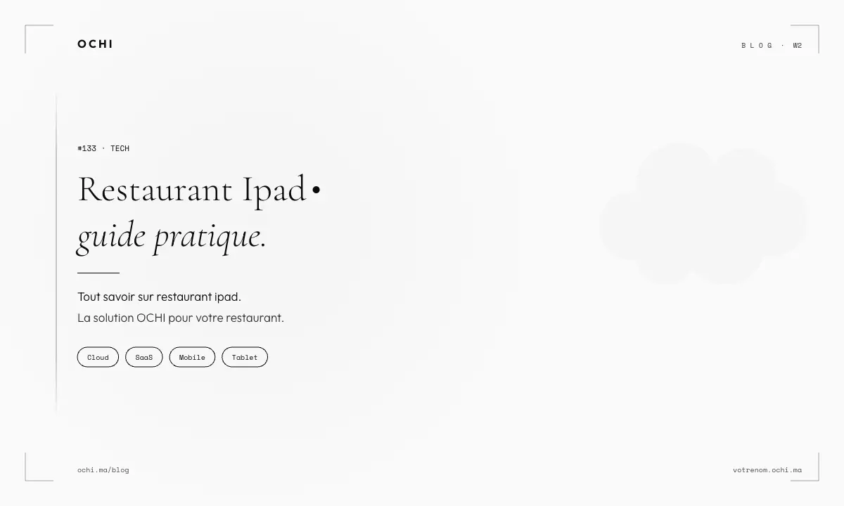 Restaurant iPad POS True Cost: Morocco Restaurant Management Analysis