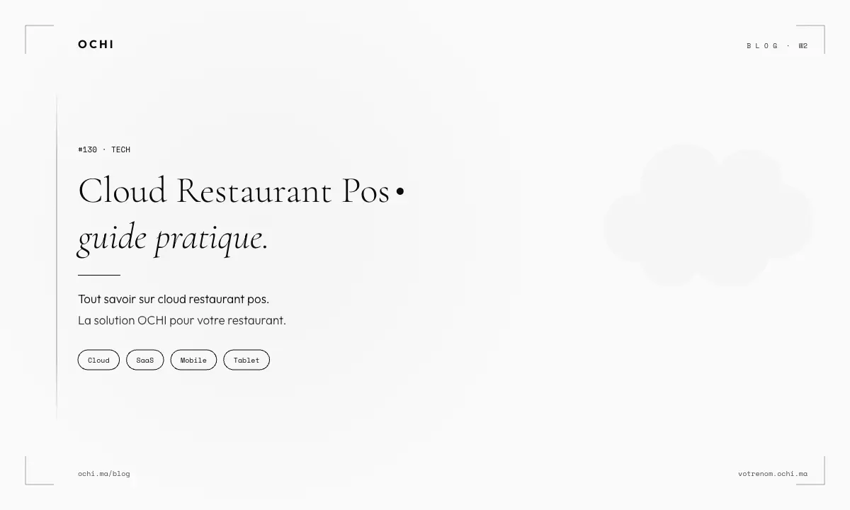 Cloud Restaurant POS vs Traditional: Real Cost Breakdown Morocco