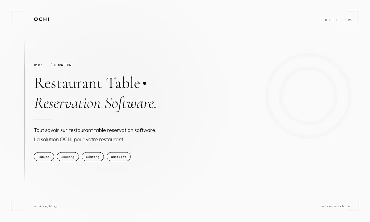 Restaurant Table Reservation Software: Why Most Restaurants Lose Money