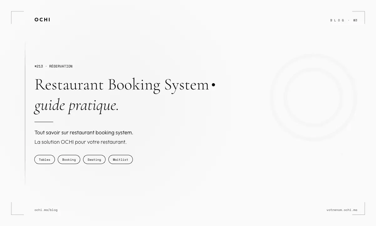 Restaurant Booking System Guide: Stop Losing Revenue in Morocco