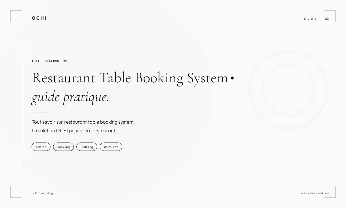 Restaurant Table Booking System: Manual Reservations Cost 18% Revenue
