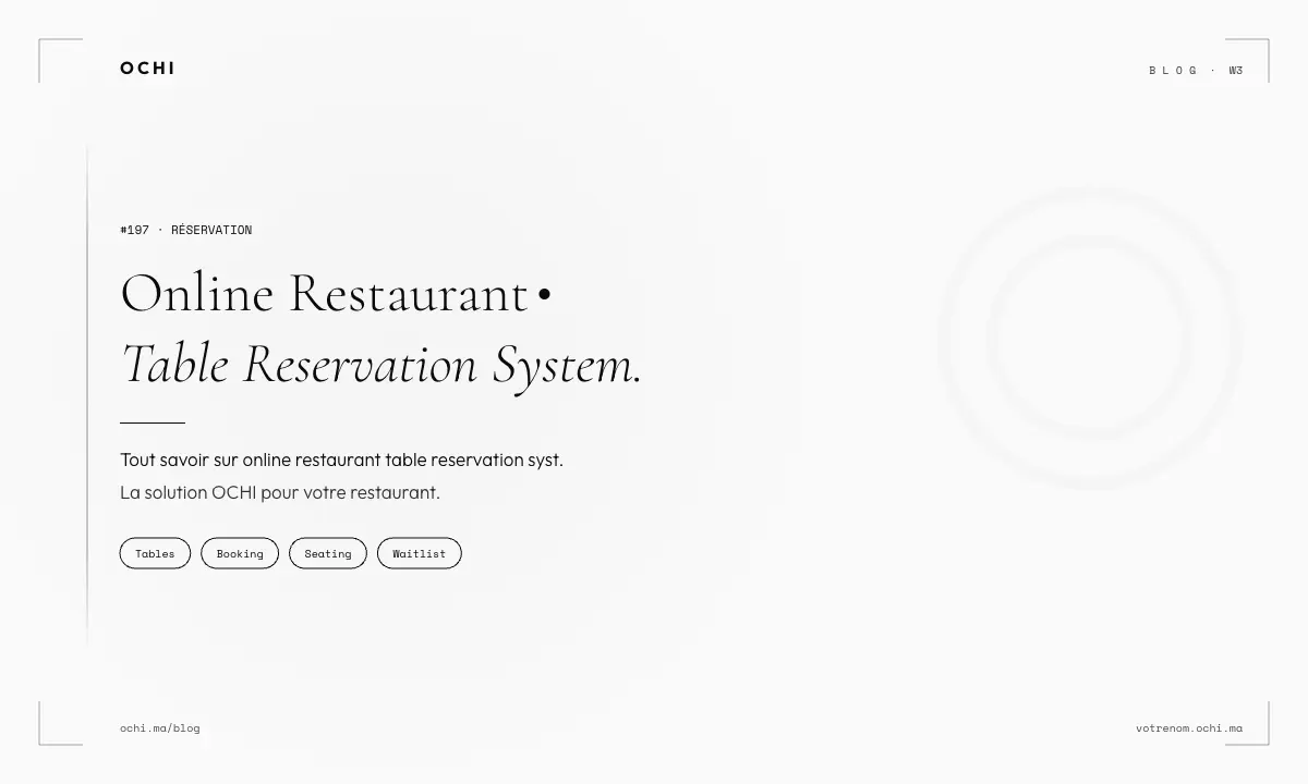 Online Restaurant Table Reservation System: Stop Losing Revenue Daily