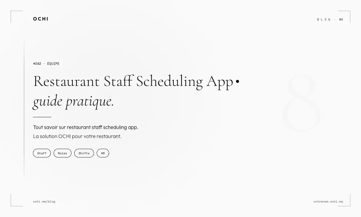 Restaurant Staff Scheduling App Security: Hidden Costs of Poor Access Control