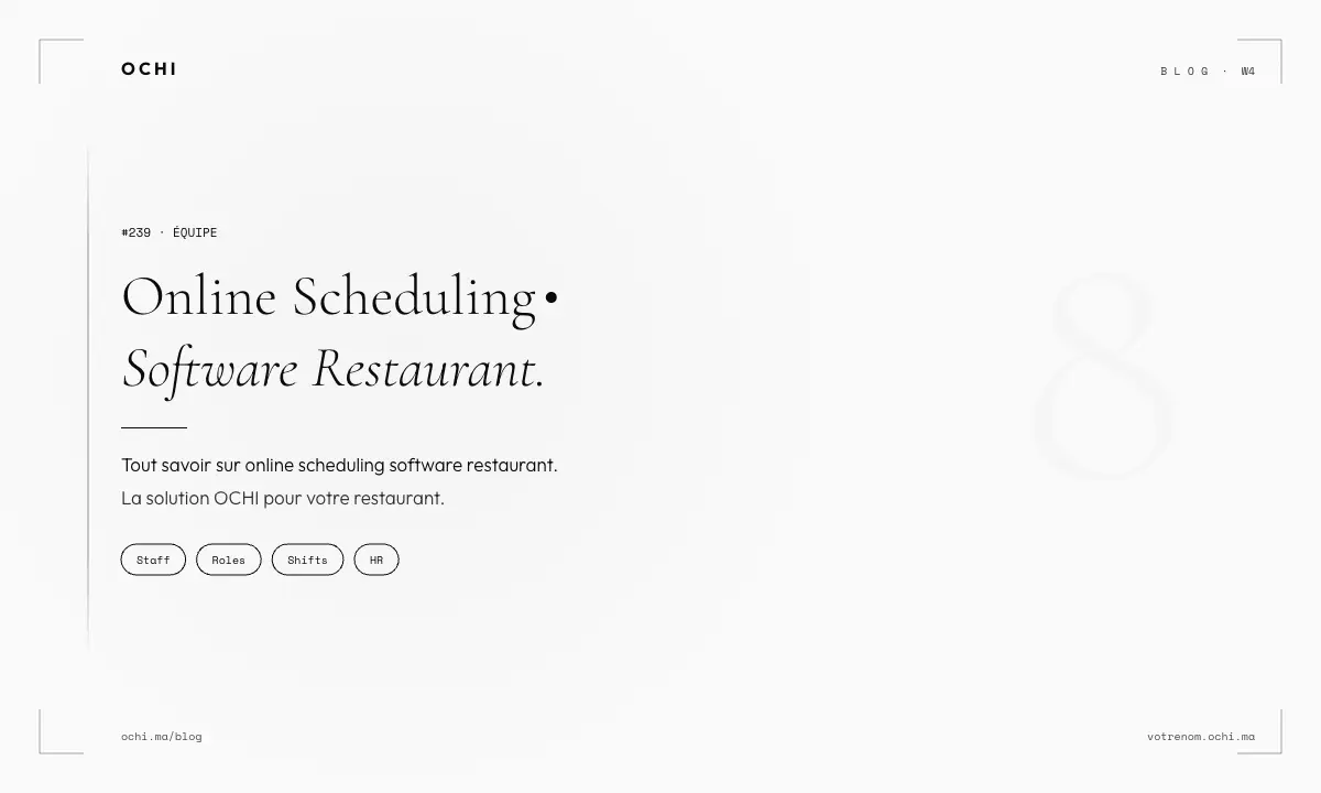 Online Scheduling Software Restaurant Guide: Cut Labor Costs 20%