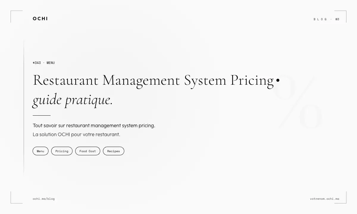 Restaurant Management System Pricing: Hidden Costs That Kill Profits