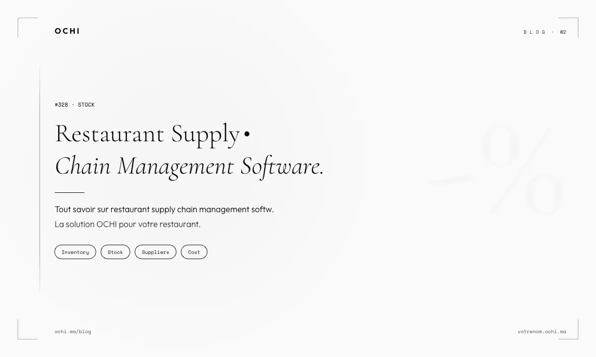 Restaurant Supply Chain Management Software: Why Most Fail in Real Kitchens