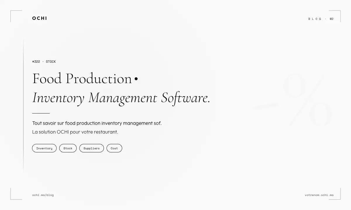 Food Production Inventory Management Software: The Enterprise Trap