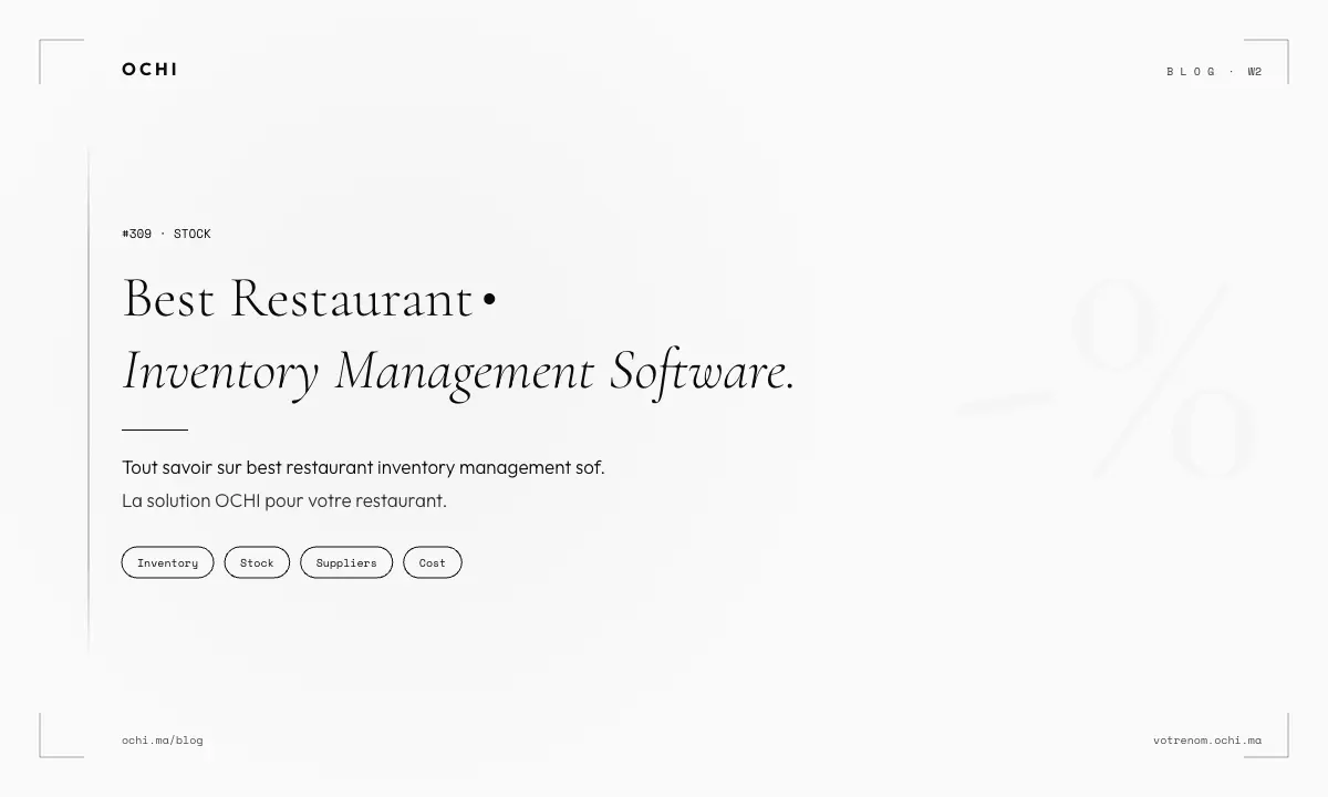 Best Restaurant Inventory Management Software That Actually Works