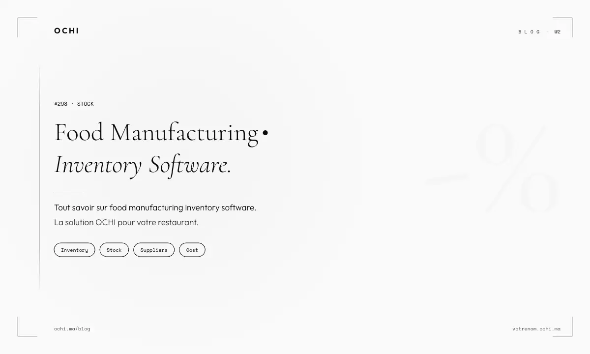 Food Manufacturing Inventory Software for Moroccan Restaurants