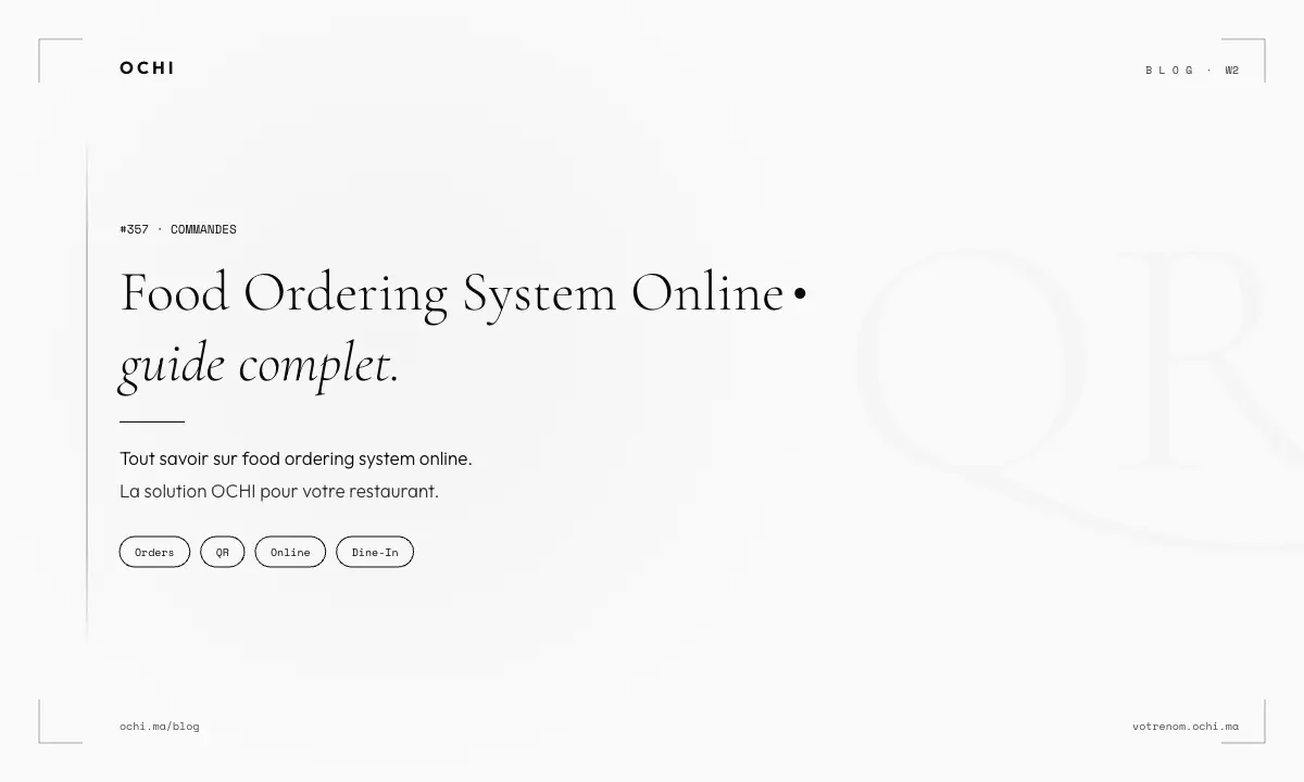 Food Ordering System Online: Why Commission Fees Kill Restaurant Profits