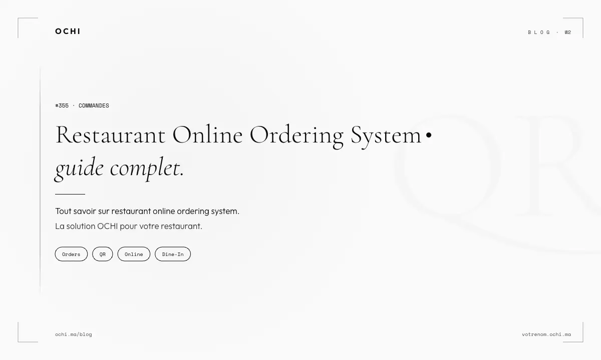 Restaurant Online Ordering System: Zero Commission vs 15-30% Fees