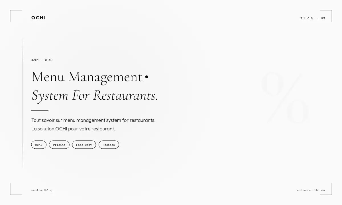 Menu Management System for Restaurants: Why Food Costs Exceed Calculations