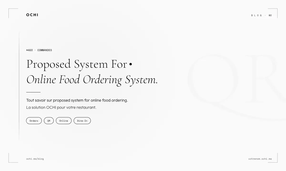 Proposed System for Online Food Ordering System: Hidden Costs Analysis