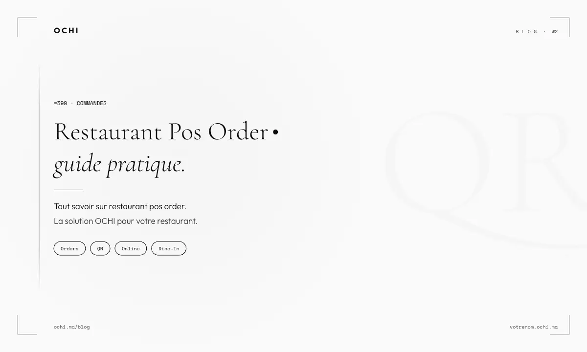 Restaurant POS Order Systems: How Digital Ordering Transforms Operations