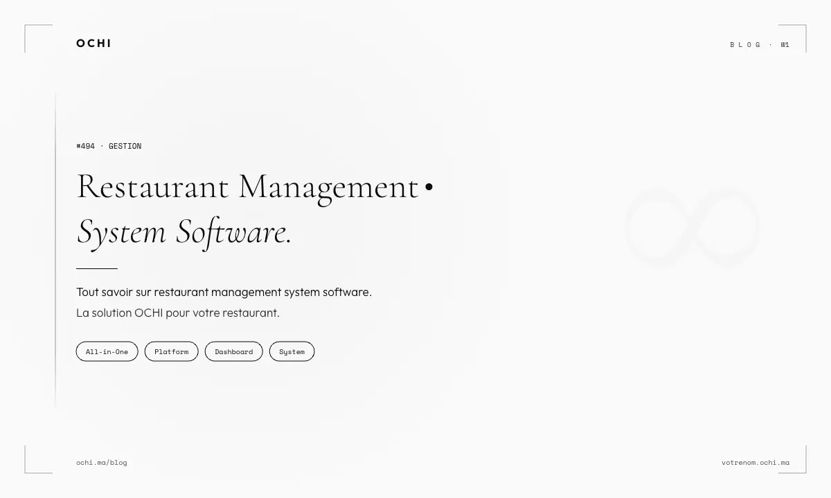 Restaurant Management System Software: Hidden Costs in Morocco
