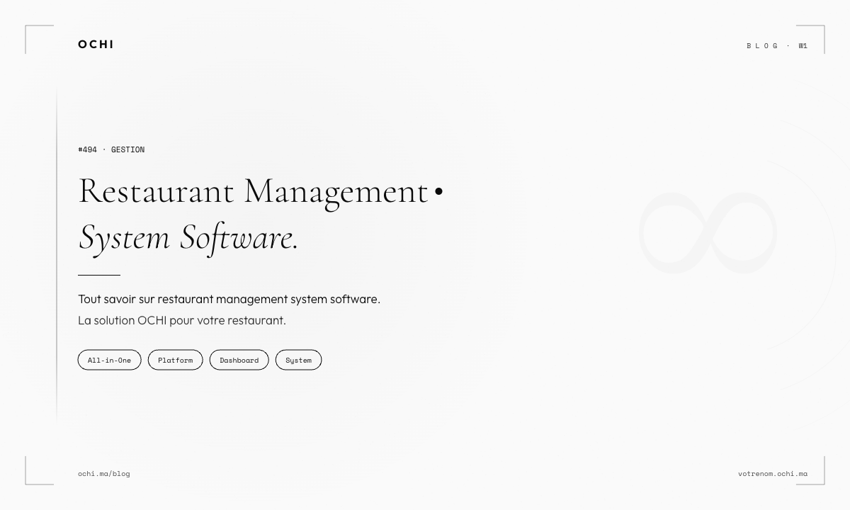 Restaurant Management System Software: Hidden Costs in Morocco | OCHI Blog