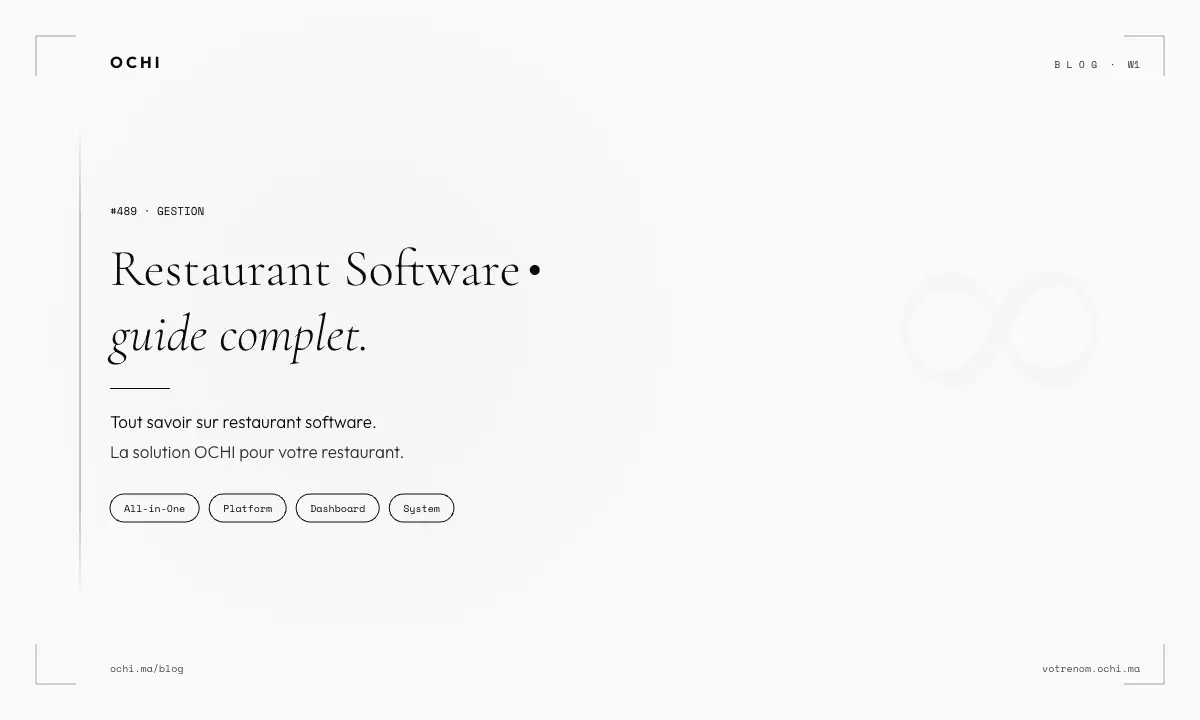 Restaurant Software Guide: Why Most Systems Fail Morocco Restaurants