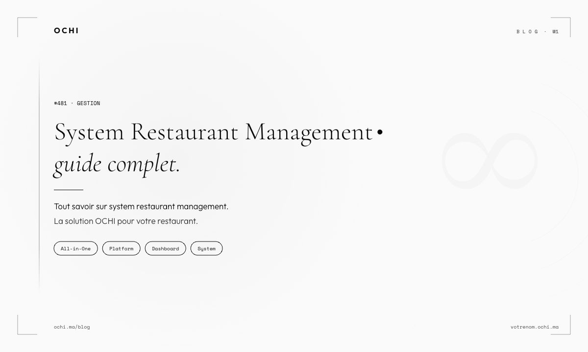 System Restaurant Management: End the Platform Juggling