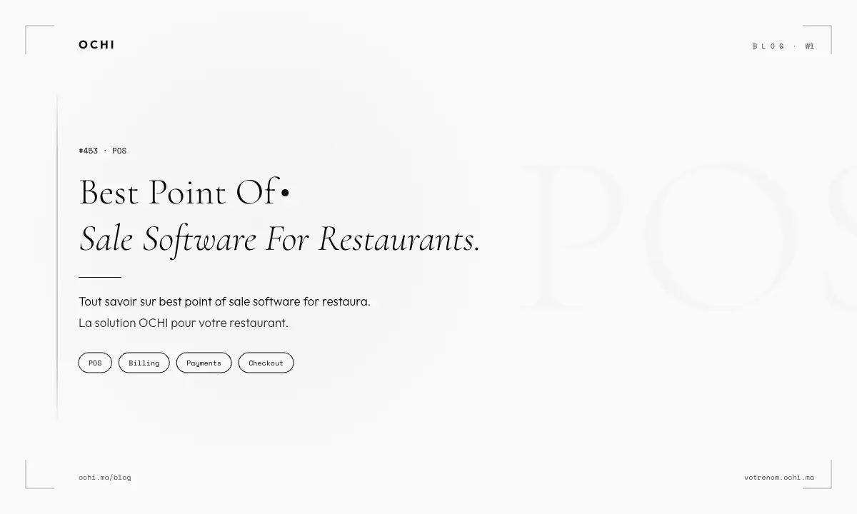 Best Point of Sale Software for Restaurants: Zero Commission Guide