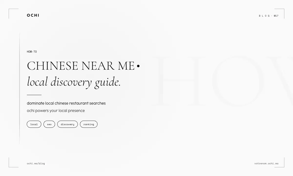 Why Chinese Near Me Restaurant Searches Don't Find Your Business