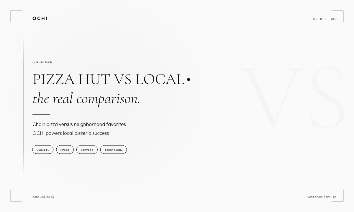 Pizza Hut Near Me vs Local Pizzerias: True Cost Comparison
