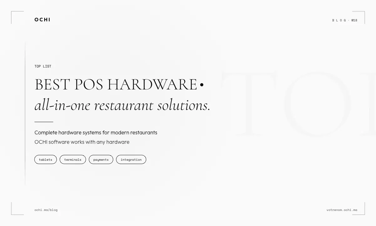 Best All in One POS Hardware: Platform First, Terminal Second