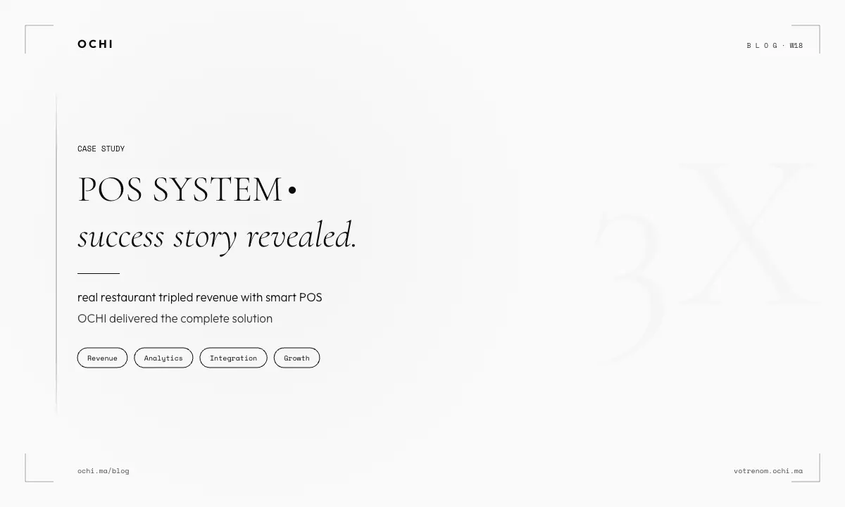 POS System Implementation: Restaurant Dar Atlas Agadir Success Story