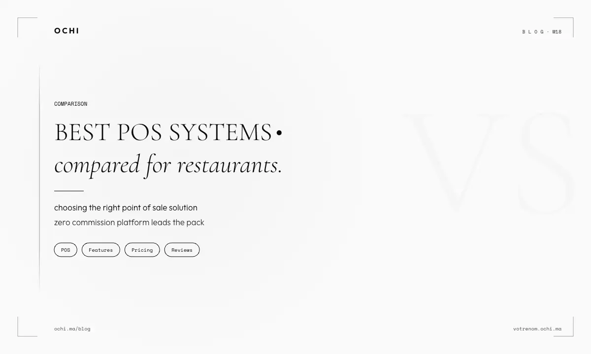 Best POS System for Restaurant: Commission Math That Matters