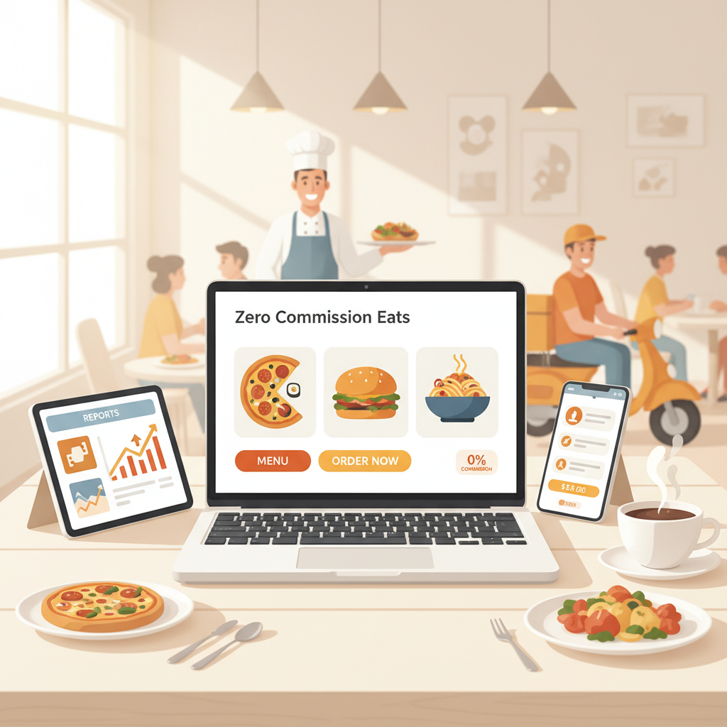 Best Online Ordering System for Restaurants: Zero Commission Platform