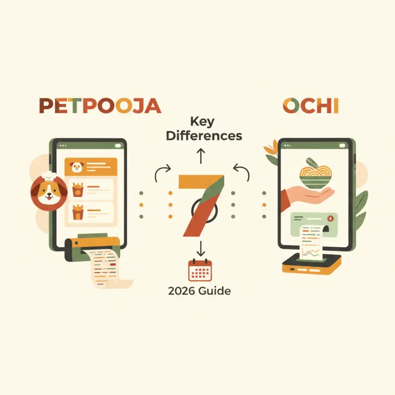 Billing Petpooja vs OCHI: 7 Key Differences (2026 Guide)