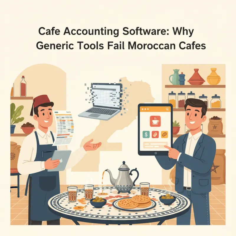 Cafe Accounting Software: Why Generic Tools Fail Moroccan Cafes
