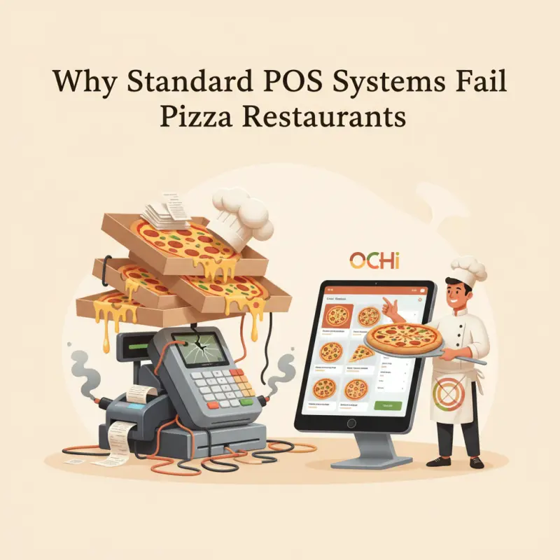 Why Standard POS Systems Fail Pizza Restaurants | OCHI Morocco