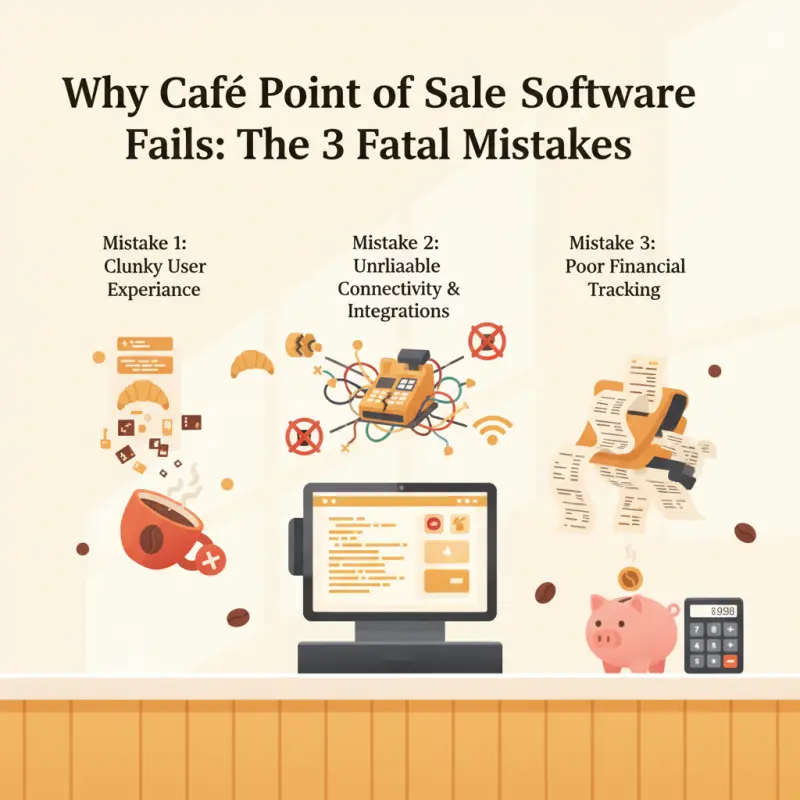Why Cafe Point of Sale Software Fails: The 3 Fatal Mistakes