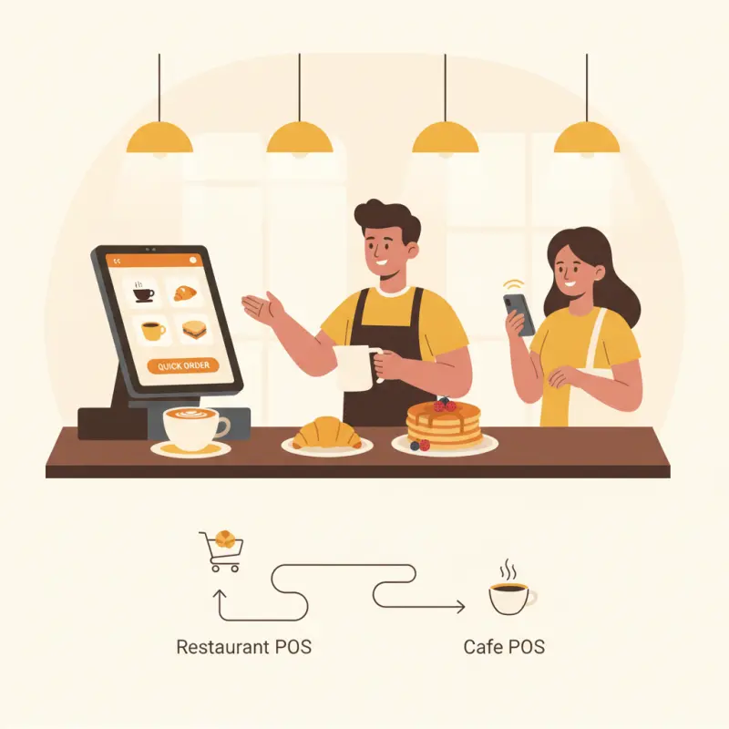 Cafe Point of Sale System: Why Counter Service Needs Different POS