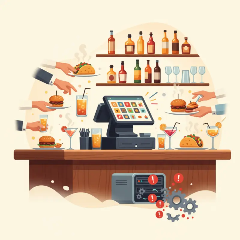 POS System for Bar Restaurant: Why Generic Solutions Fail at Peak Volume