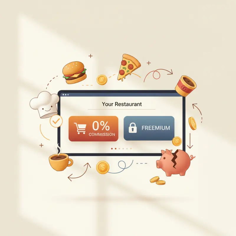 Online Ordering System Free: Why Zero-Commission Beats Freemium